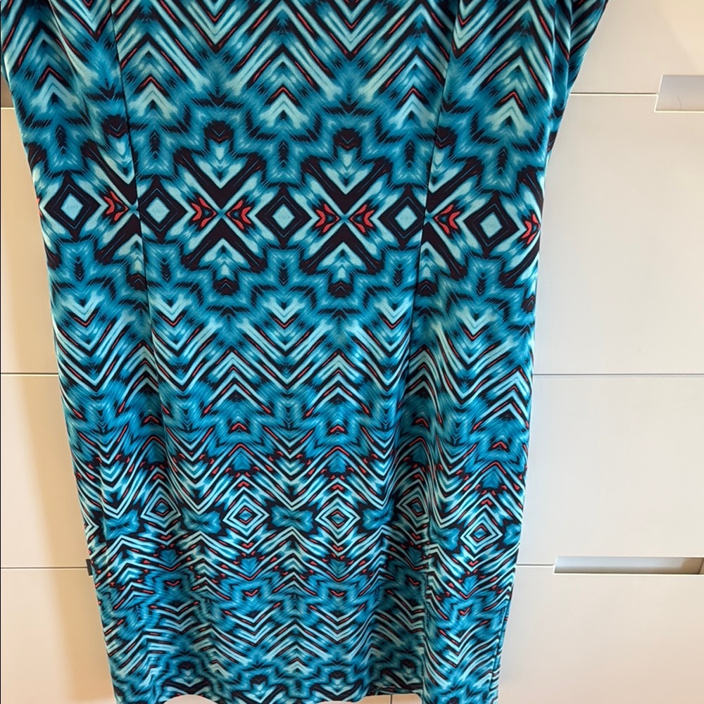 Anne Klein Geometric Patterned Dress - Picture 8 of 13